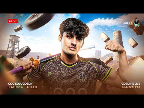 Scrims W team iQOOSouL | GoBLiN is Live BGMI! + Crate opening 🚀❤️🧿