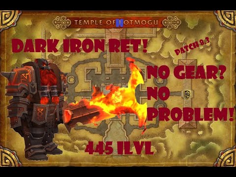 Dark Iron Ret Paladin PVP Brawl 8.3 - No Gear? No Problem! Nice Damage!