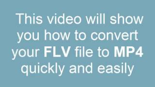 How to convert FLV to MP4