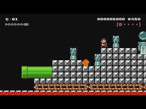 Bowser Tanks by Starface by starface ~ World Record! - Super Mario Maker - No Commentary 1bm