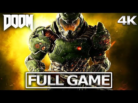 DOOM (2016)  Full Gameplay Walkthrough / No Commentary【FULL GAME】4K 60FPS Ultra HD