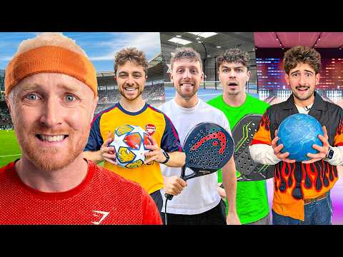 I Challenged YouTubers To Their Favourite Sports 4!!