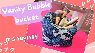How to sew a Fabric Bowl Basket | Bubble Bucket Sewing Tutorial (DIY Storage Basket)