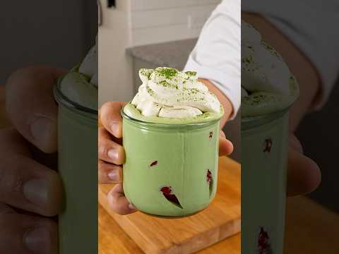 Strawberries and Matcha Cream 🍓🍵