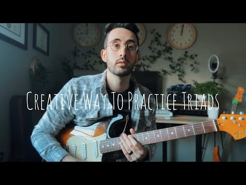 Creative Way To Practice Triads | Create Chord Melodies and Improve Rhythm Playing | Guitar Lesson