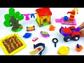 DIY How To Make Polymer Clay Miniature House Tractor Chaff Cutter Machine Kitchen Set Tube Well