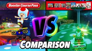 Mario Kart 8 Deluxe Wave 2 DLC - Graphics Comparison (Kalimari, Waluigi Pinball & MORE REMASTERED!)