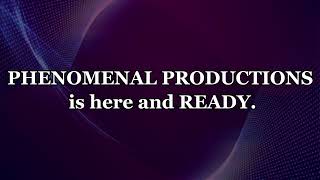 Phenomenal productions brand advert video