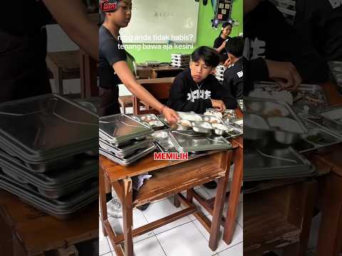 Satu Kelas Kompak Kasih Sisa MBG ke Siswa Ini