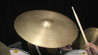 Video thumbnail for Vintage Zildjian 24" 1960's A Ride - 3038g by The Drum Shop - Portland, Maine