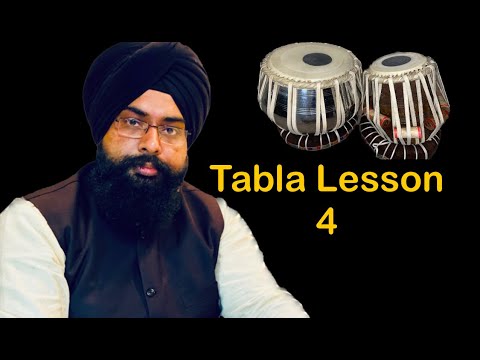Tabla lesson 4 Tabla lesson for beginners in Hindi with English subtitles Rajvinder Singh