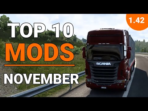 TOP 10 ETS2 1.42 MODS - NOVEMBER 2021 | Euro Truck Simulator 2 Mods