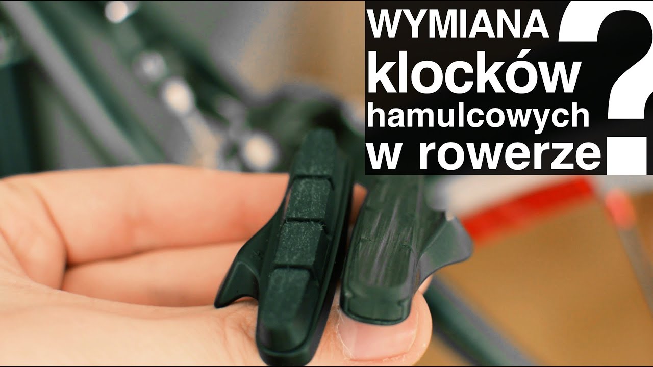 Wymiana klocków hamulcowych w rowerze - v-brake i szosowych