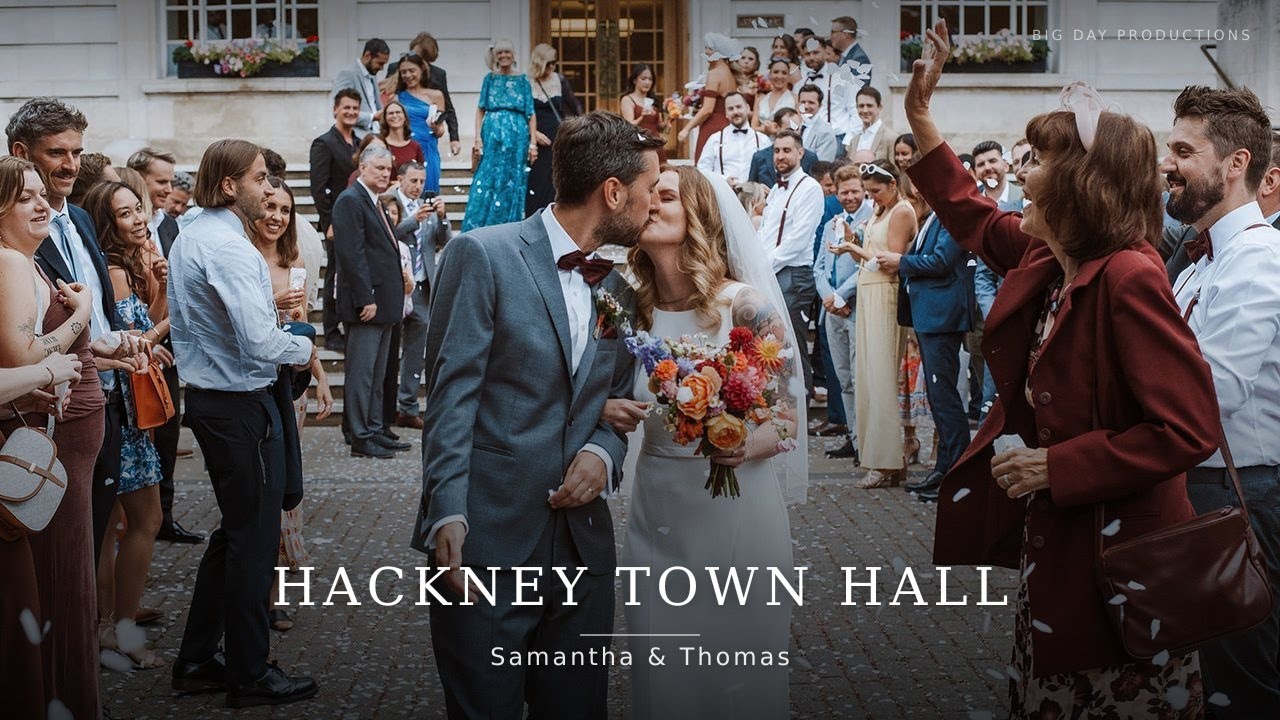 Hackney Town Hall wedding photography and film