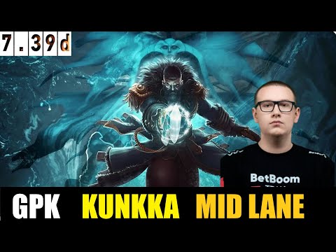 GPK [KUNKKA] MID 7.39D - DOTA 2 HIGHEST MMR MATCH#dota2  #dota2gameplay  #gpk