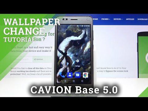 How to Change Wallpaper in CAVION Base 5.0 – Apply New Wallpaper