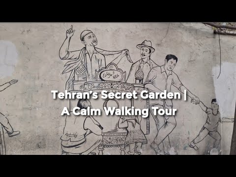 Autumn Walking Tour of Bagh-e Ferdows Mansion | Historic Garden in Tehran