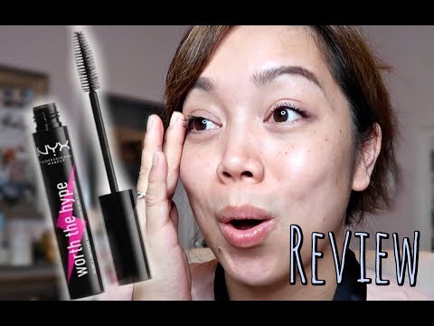 NYX WORTH THE HYPE MASCARA ON SHORT AND SPARSE LASHES! First Impression Review - itsjudytime