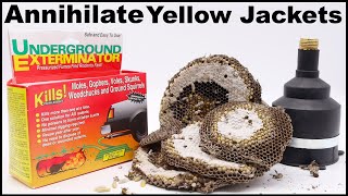 I Found The Best Way To Destroy A Hornet Nest Using Carbon Monoxide. Mousetrap Monday Yellow Jackets