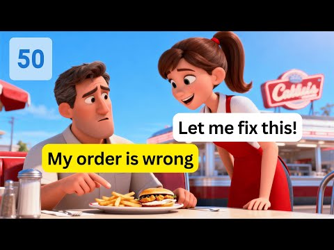 50 Easy English Conversations for Beginners | Real Life Dialogues (A1-A2)