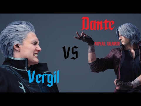 Devil May Cry 5 - Dante Bullying Vergil With Royal Guard (And Roses) - DMD (No Damage)