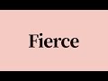 Fierce Meaning and Definition