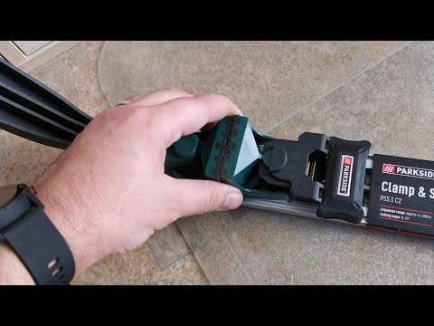 PARKSIDE PSS 1 C2 Clamp & Sawing Guide Rail (from Lidl or Kaufland) - test and review