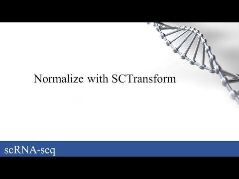scRNA-seq: Normalize gene expression values with SCTransform