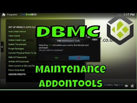 DBMC 16.3.0 WITH BEST KODI MAINTENANCE BUILT IN