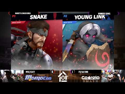 Marietta Smash Kings 4/13/19 - MVG|ScAtt(Snake) VS FS| SaltOne(Cloud/Young Link)- Winners Semis