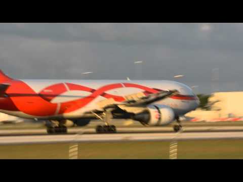 AWESOME 767 REJECTED TAKEOFF AT MIAMI INTERNATIONAL,FL