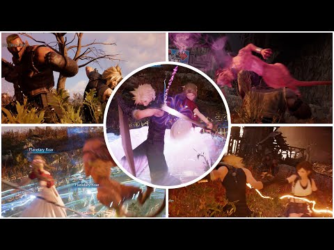 Final Fantasy 7 Rebirth - All Synergy Attack Abilities So Far (Demo)