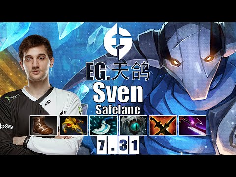 Sven Safelane | EG.Arteezy | RTZ GOD IMBA NEW PATCH 7.31 SVEN 20 KILLS | 7.31 Gameplay Highlights
