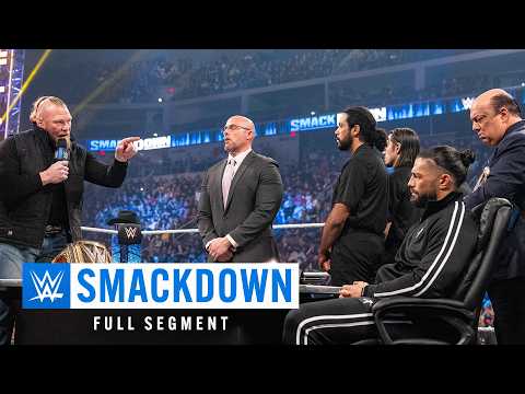 FULL SEGMENT: Contract Signing between Lesnar & Reigns goes off the rails: SmackDown, Feb. 25, 2022