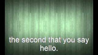 The second that you say - Chase Coy (Lyrics)