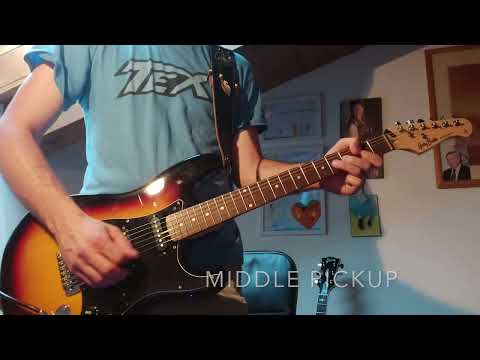 Harley Benton ST 20 with Musiclily HSS Pickup set