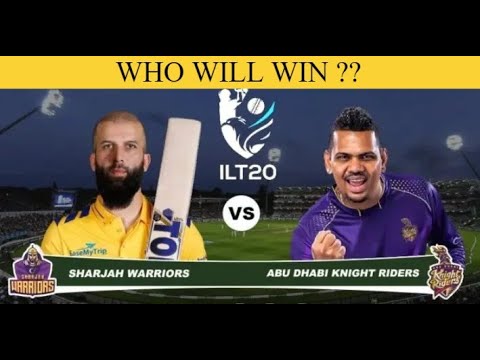 Match analysis and prediction SHARJAH WARRIORS vs KNIGHT RIDERS #ILT20