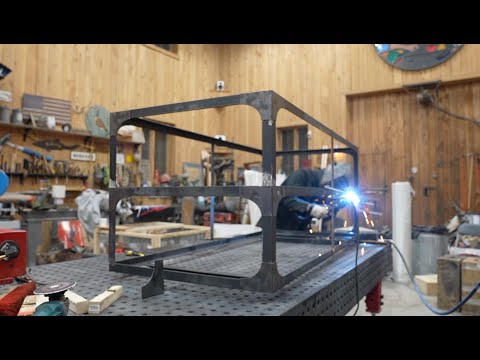 Vintage Industrial Kitchen Island Build