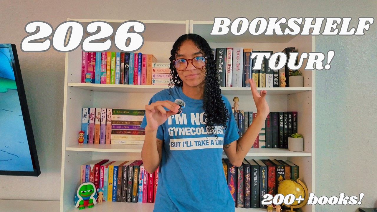 2026 BOOKSHELF TOUR | my 200+ book collection📚✨