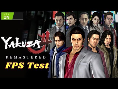 Yakuza 4 Remastered PC Steam RTX 3060ti FPS Test 4K60FPS  (OST - For Faith)