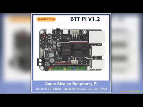BIGTREETECH BTT PI V12 Board Quad Core CortexA53 24G WiFi 40Pin GPIO VS Raspberry PI 3B Orange Pi F
