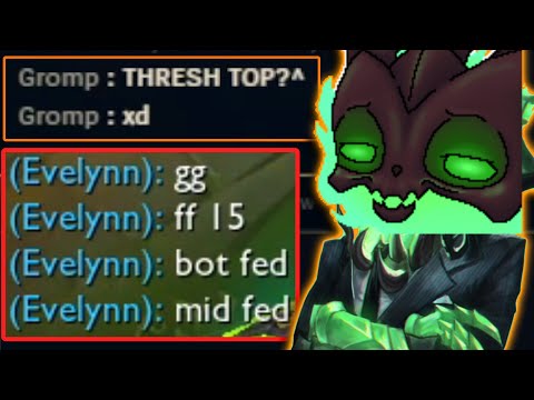 The Team Gave Up, But Thresh Top Didn't