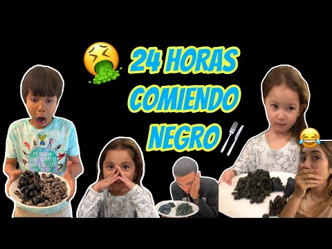 24 HORAS COMIENDO NEGRO 🤢 🕷 SALIÓ MAL !!