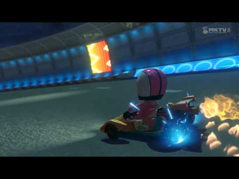 Mario Kart 8: Time Attack on Toad's Turnpike from Mario Kart 64