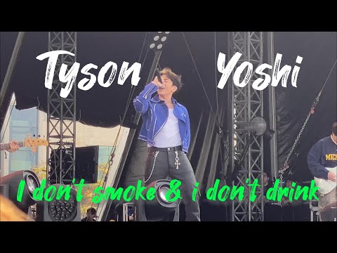 [4K 60P] Tyson Yoshi -I don't smoke & i don't drink- Fancam Clockenflap 2023.03.04