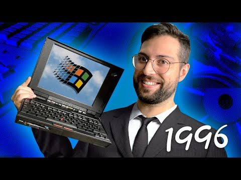 ¿Qué podías hacer con un PORTÁTIL en 1996? | IBM Thinkpad y Windows 95