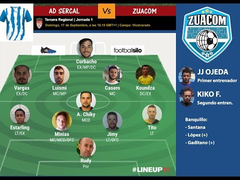 AD Sercal vs Zuacom - Partido Jornada 1 - Tercera Regional - 17 septiembre 2017