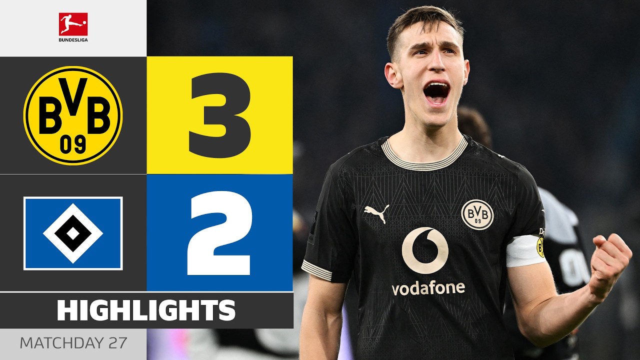Insane Turnaround! | BORUSSIA DORTMUND - HAMBURGER SV | Highlights | Matchday 27 – Bundesliga 25/26