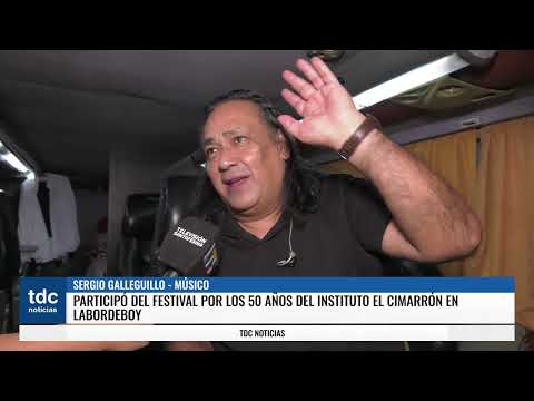 SERGIO GALLEGUILLO | PARTICIPÓ DEL FESTIVAL POR LOS 50 AÑOS DEL INSTITUTO EL CIMARRÓN EN LABORDEBOY