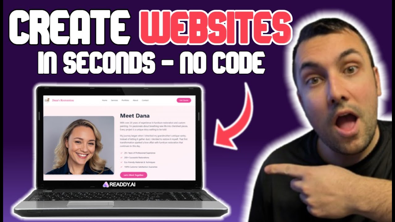 This AI Tool Builds STUNNING Websites Instantly (Best No Code Website Builder)
